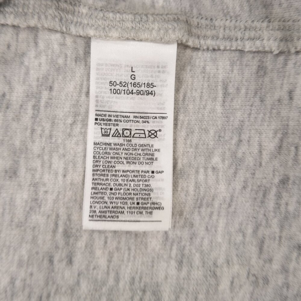 Banana Republic | Double Knit Crew Neck T-Shirt | Light Gray | Size Large - Picture 6 of 10